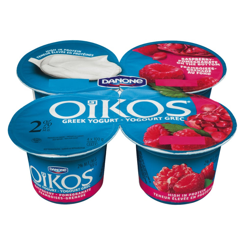 OIKOS RASP/POM GREEK YOGURT [4 /100G]
