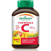 JAMIESON VIT C TROPICAL CHEW [100 S]