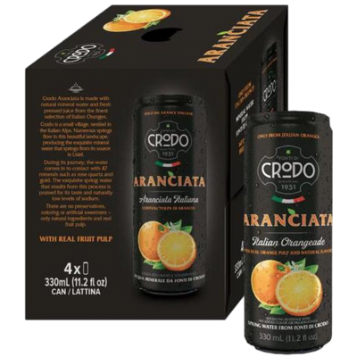 CRODO ARANCIATA SPARK WATER [4 X355M]