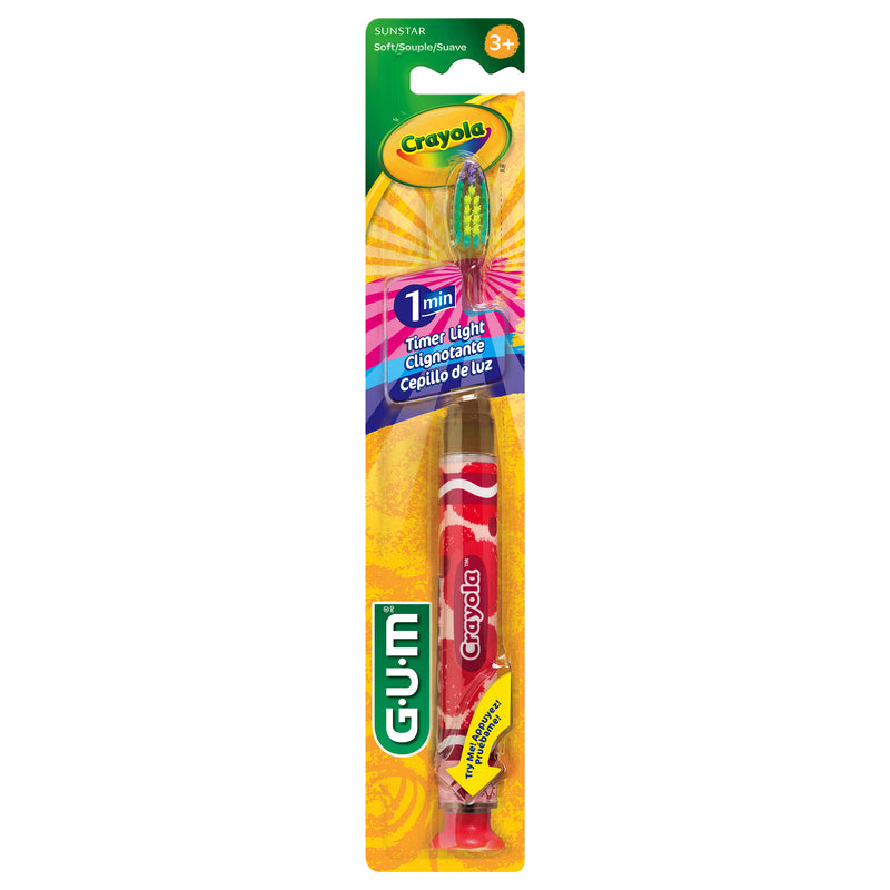 CRAYOLA TIMER LIGHT TOOTHBRUSH [1 EACH]
