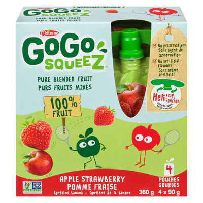 GOGO SQUEEZE APPLE STRAW [4 /90G]