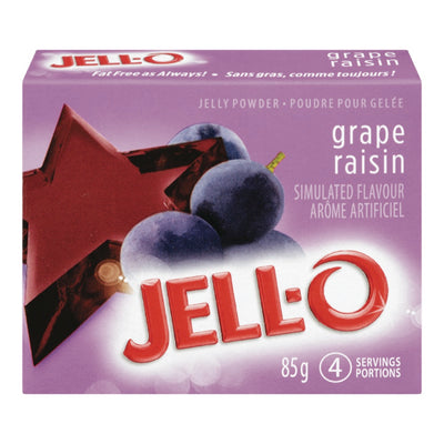 JELLO JELLY BURGUNDY GRAPE [85 G]