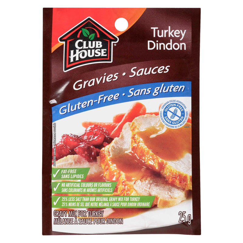 CLUB HOUSE TURKEY GF GRAVY MIX [25 G]