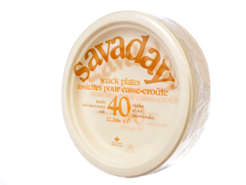 SAVADAY SNACK PLATES [40 PACK]