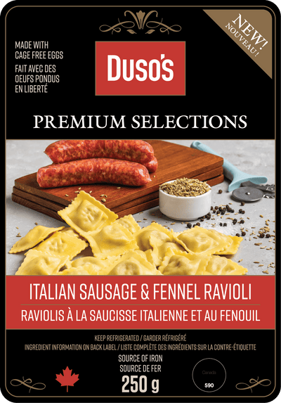DUSOS SAUSAGE FENNEL RAVIOLI [250 G]