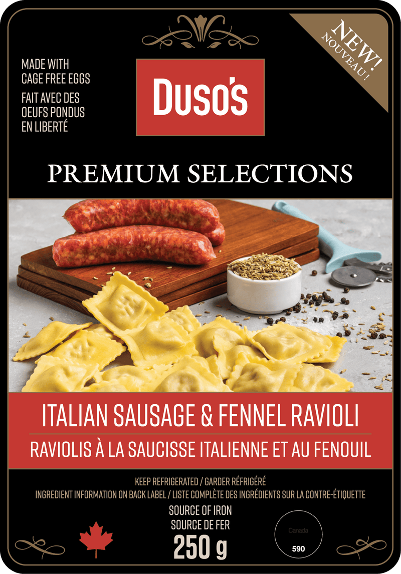 DUSOS SAUSAGE FENNEL RAVIOLI [250 G]