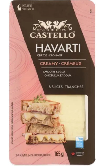 CASTELLO CREAMY HAVARTI SLICED [165 G]