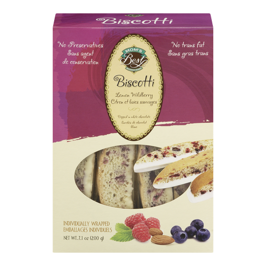 MOMS BEST BISCOTTI LEMON BERRY [200 G]