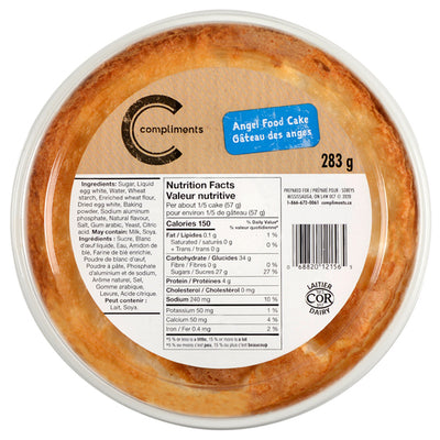 COMPLIMENTS ANGEL FOOD CAKE [283 G]
