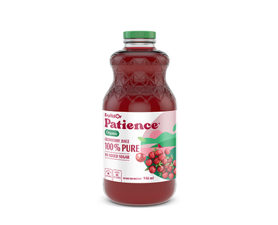 FRUIT D'OR PATIENCE ORGANIC CRANBERRY JUICE [946 ML]