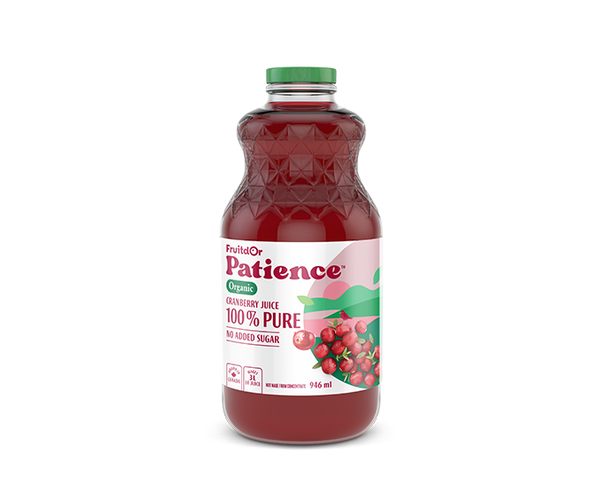 FRUIT D'OR PATIENCE ORGANIC CRANBERRY JUICE [946 ML]