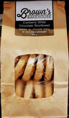 BROWNS CRAN WHITE CHOC SHORT [360 g]