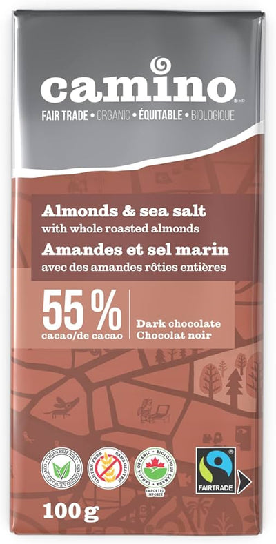 CAMINO ALMOND SEA SALT BAR [100 G]