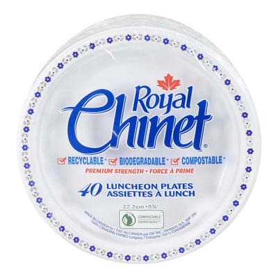 ROYAL CHINET LUNCHEON PLATES [40 PACK]