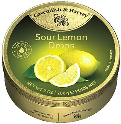 CAVENDISH SOUR LEMON FRUIT DRO [200 G]