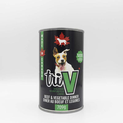 TRI V BEEF VEG DOG FOOD [709 g]
