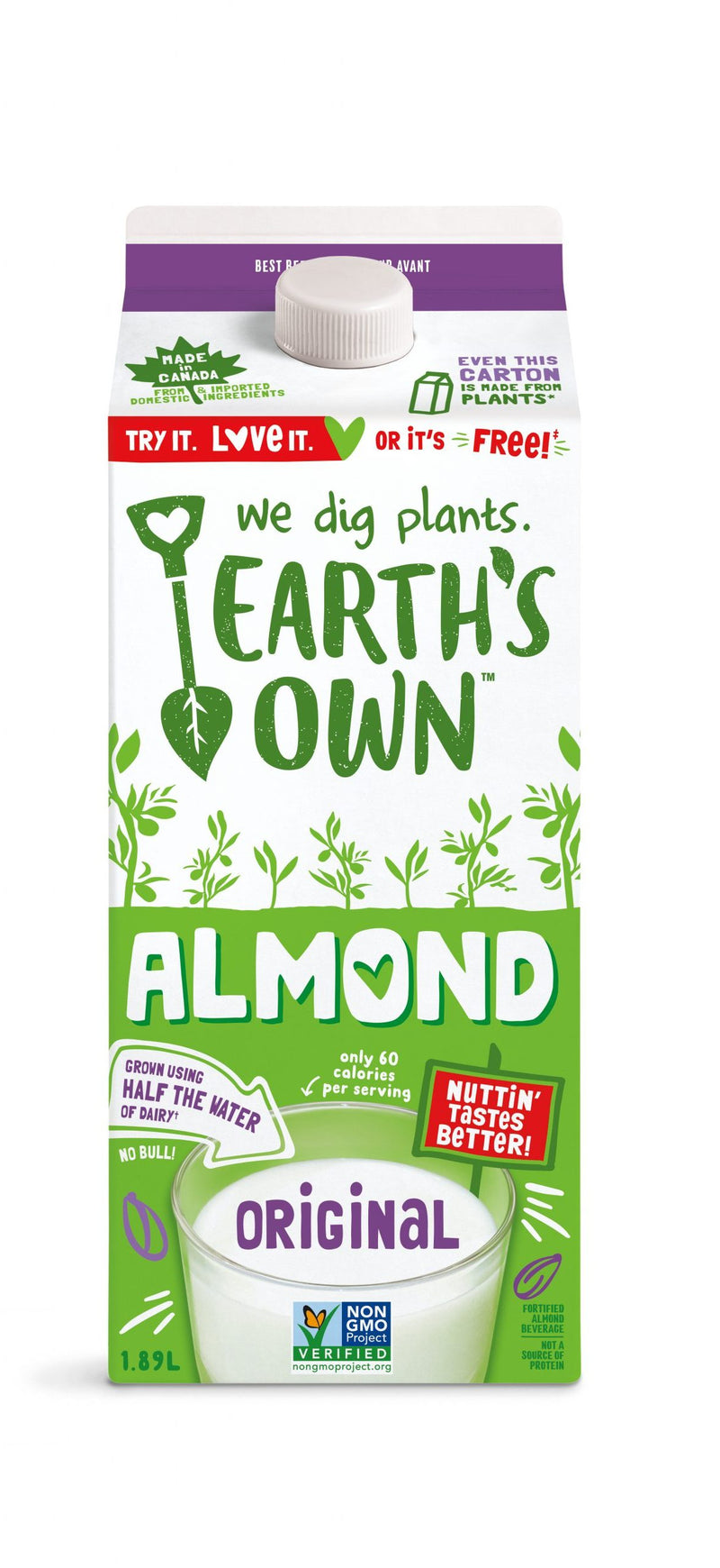 EARTHS OWN ALMOND FRESH [1.89 L]