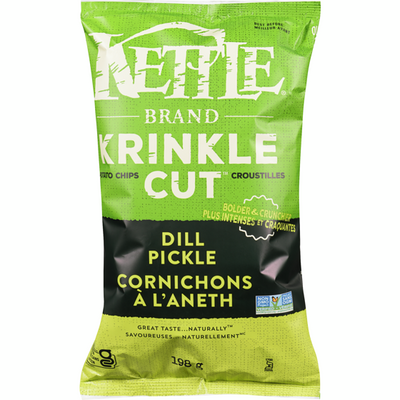 KETTLE KRINKLE DILL CHIPS [198 G]