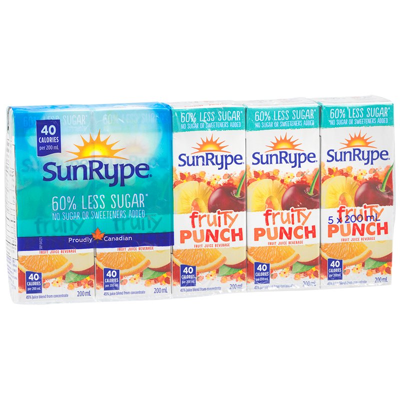 SUNRYPE FRUITY PUNCH JUICE [5 x200M]