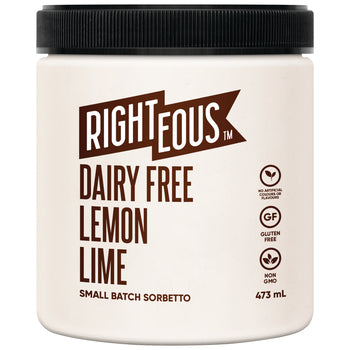RIGHTEOUS LEMON LIME SORBETTO [473 ml]