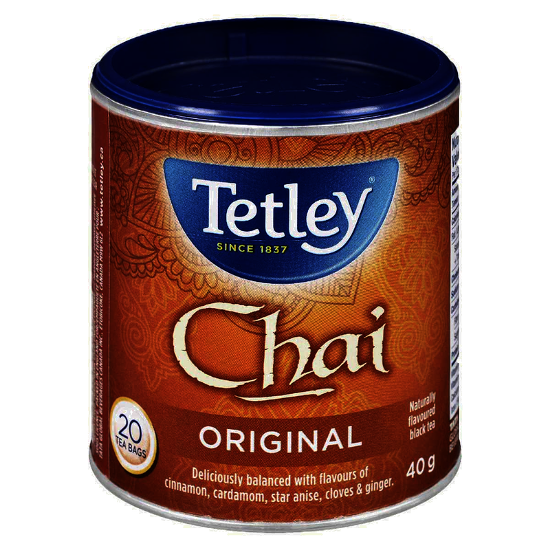TETLEY CHAI TEA [20 BAGS]