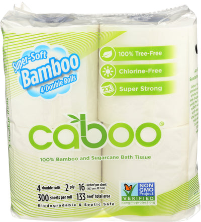 CABOO BAMBOO BATH TISSUE [4 pcs]