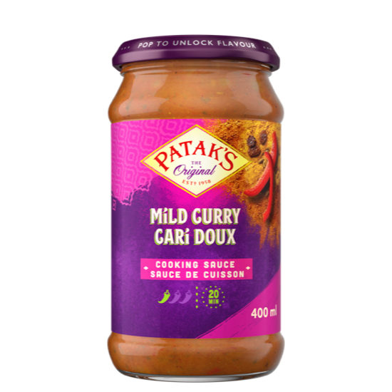PATAKS MILD CURRY SAUCE [400 ML]