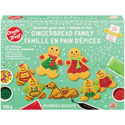 GINGERBREAD FAMILY COOKIE KIT [422 g]