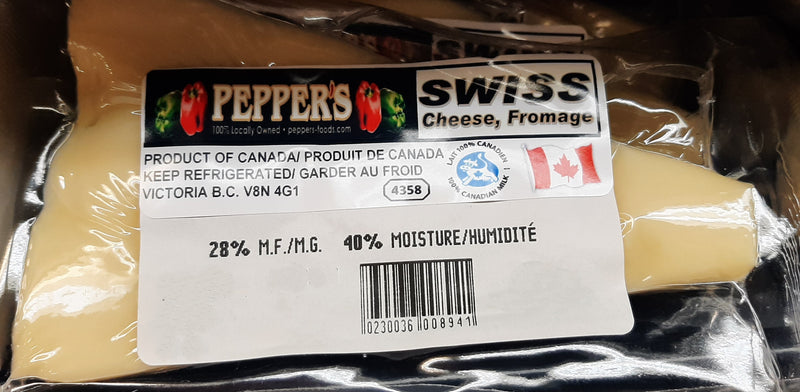 PEPPER'S OWN CHEESE Swiss