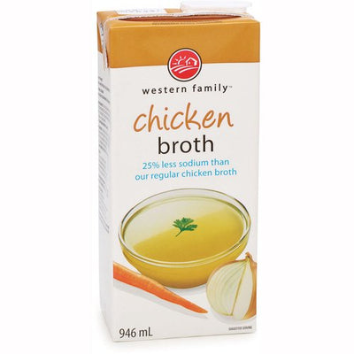 WESTERN FAM BROTH LS CHICKEN [946 ml]