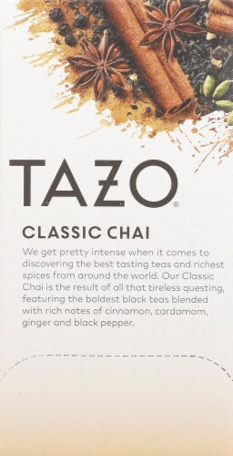 TAZO ORGANIC CHAI TEA [20 BAGS]