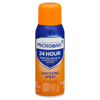 Microban Citrus Scent 24 Hour Sanitizing Spray, 354 g