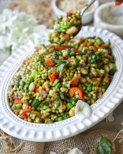 PARMESAN PESTO COUSCOUS SALAD