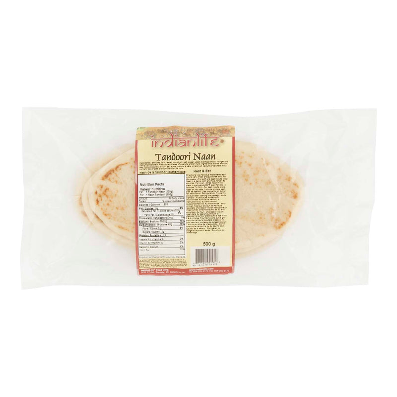INDIAN LIFE TANDOORI NAAN [500 G]