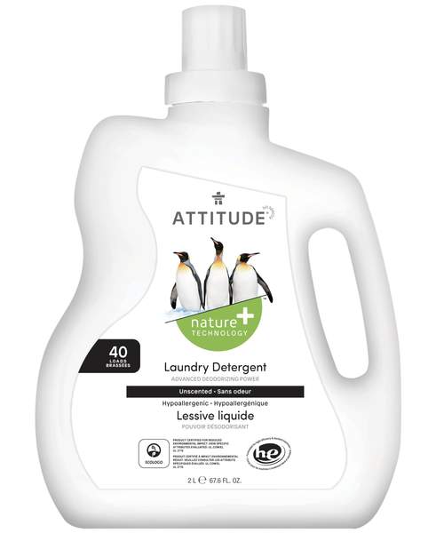 ATTITUDE UNSCENTED DETERGENT [2 L]