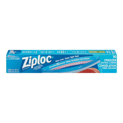 ZIPLOC XL FREEZER BAGS [10 PK]