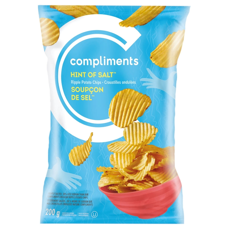 COMPLIMENTS RIPPLE SALT CHIPS [200 g]