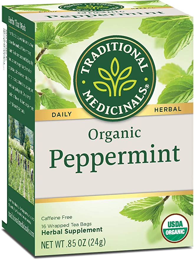 TRADITIONAL MED PEPPERMINT TEA [16 BAGS]