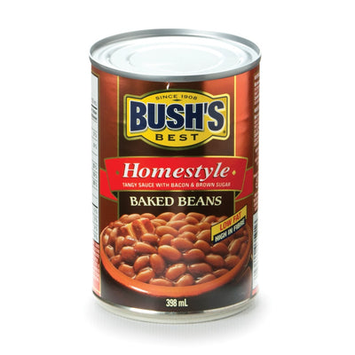 BUSHS HOMESTYLE BAKED BEANS [398 ML]
