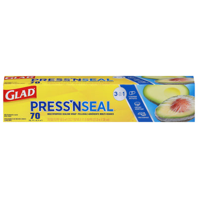 GLAD PRESS N SEAL PLASTIC WRAP [70 SQFT]