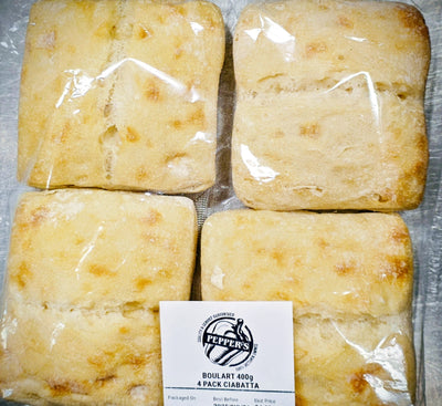 BOULART BREAD Ciabatta, 4pk