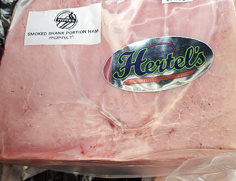 HERTEL'S SMOKED SHANK PORTION HAM Bone-In (READY TO EAT)