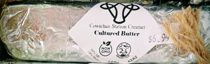 Cowichan Station Creamery Cultured Butter with salt