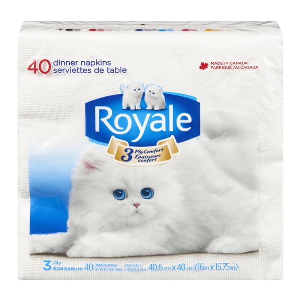 ROYALE DINNER NAPKINS [40 PK]