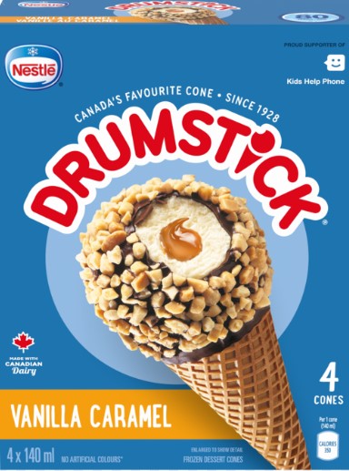 DRUMSTICK VANILLA CARAMEL [4 /130M]