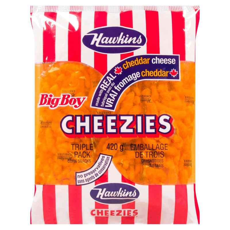 HAWKINS CHEEZIES 3-PACK [420 G]