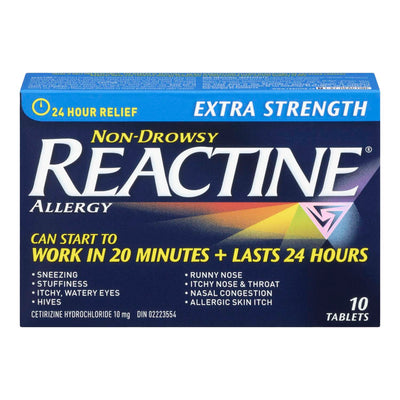 REACTIN ALLERGY EXTRA STRENGTH [10 PK]