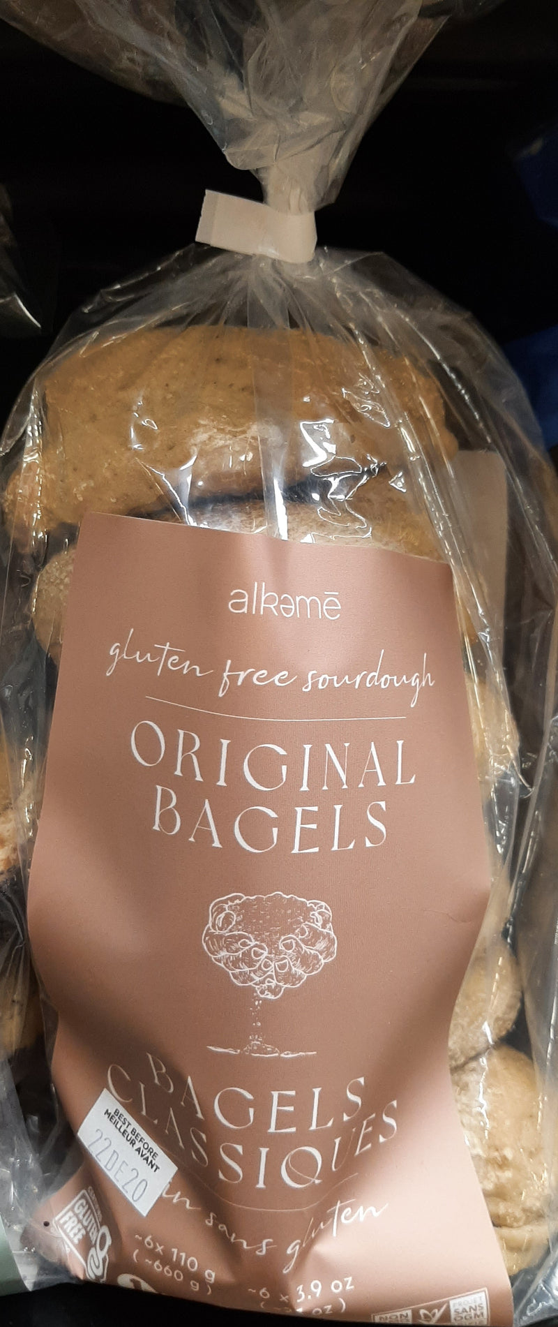 ALKEME GF ORIGINAL BAGELS [6 pkg]
