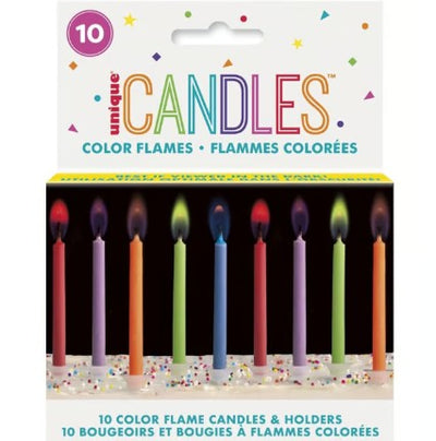 UNIQUE CANDLES BDAY FLAMES [10 S]