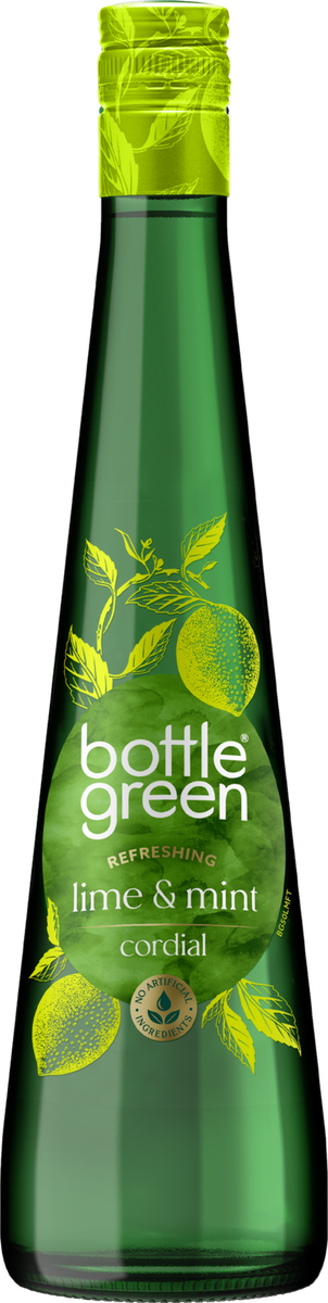 BOTTLE GREEN LIME MINT CORDIAL [500 ML]